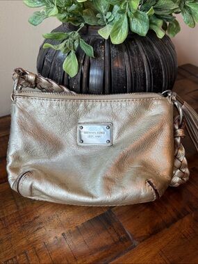 Michael Kors Metallic Gold with Braided Strap